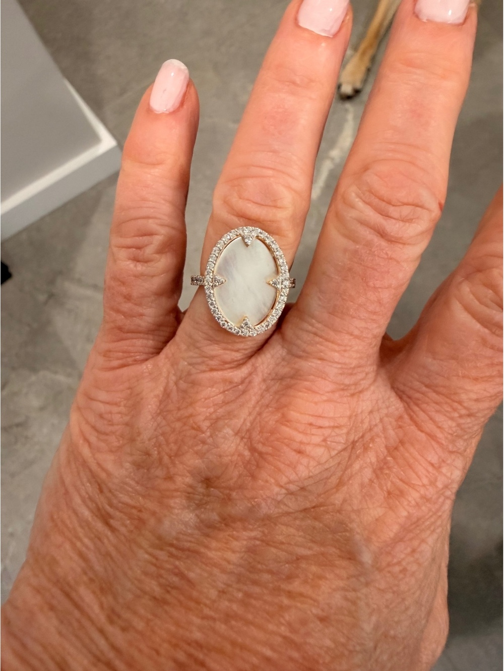 Frieda Rothman statement ring size 6